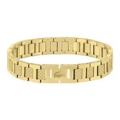 LACOSTE BIJOUX Bracelets Homme|Bracelets Acier Inoxydable > Bracelet Lacoste Metropole Acier Jaune