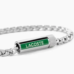 LACOSTE BIJOUX Bracelets Homme|Bracelets Acier Inoxydable > Bracelet Lacoste Spelt Acier Blanc