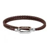 LACOSTE BIJOUX Bracelets Cuir|Bracelets Homme > Bracelet Lacoste Starboard acier blanc