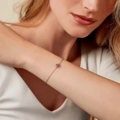 Marc Orian Bracelets|Idées Cadeaux Femme > Bracelet Lalla Argent Blanc Pierre D'imitation