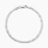 Marc Orian Bracelets Mailles|Bracelets > Bracelet Leonte Argent Blanc