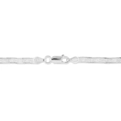 Marc Orian Bracelets Mailles|Bracelets > Bracelet Leonte Argent Blanc