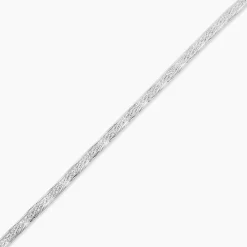 Marc Orian Bracelets Mailles|Bracelets > Bracelet Leonte Argent Blanc