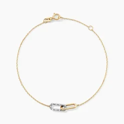 Marc Orian Bracelets Or|Parures De Mariage > Bracelet Liaisons Precieuses Or Jaune Diamant