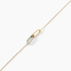Marc Orian Bracelets Or|Parures De Mariage > Bracelet Liaisons Precieuses Or Jaune Diamant