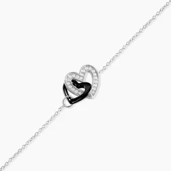 Marc Orian Bracelets|Bijoux Fantaisie > Bracelet Lineth Argent Blanc Céramique Oxyde De Zirconium