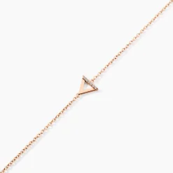 Bracelet Lorena Argent Rose Oxyde De Zirconium