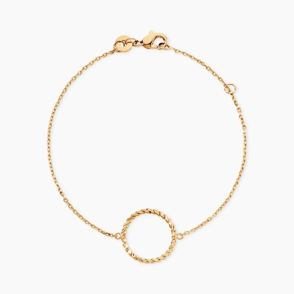 Bracelet Louva Plaqué Or Jaune