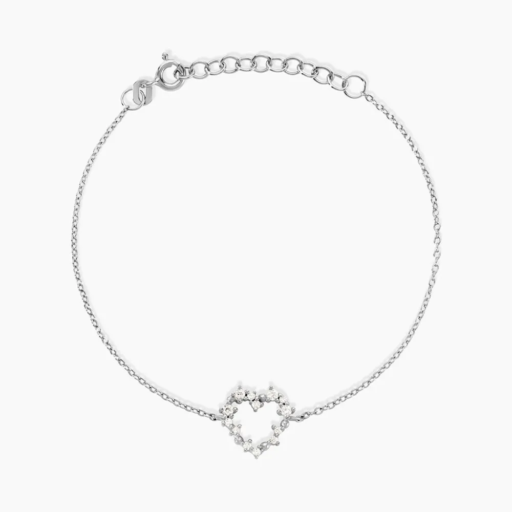 Marc Orian Bijoux Zirconium|Bracelets Chaînes > Bracelet Lovella Argent Blanc Oxyde De Zirconium