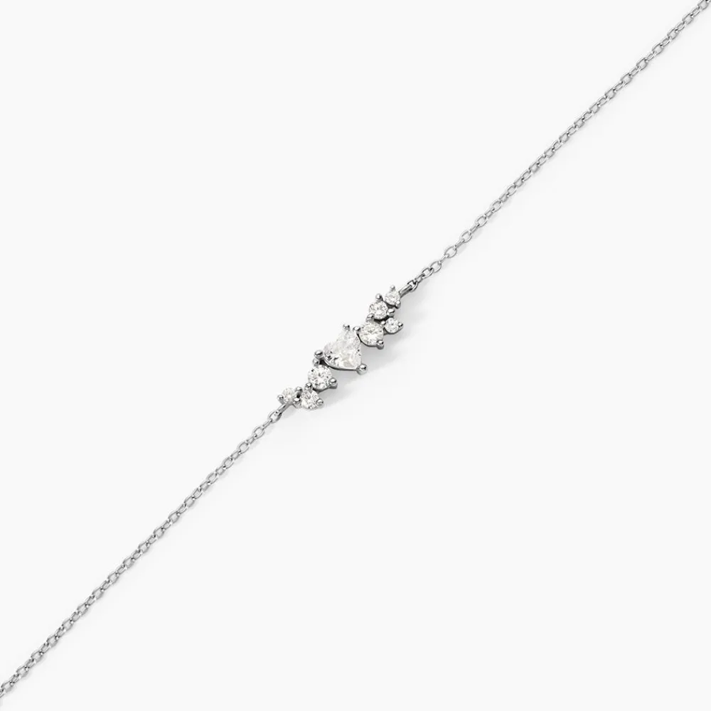 Marc Orian Bijoux Zirconium|Bracelets > Bracelet Lovella Argent Blanc Oxyde De Zirconium