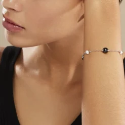 Marc Orian Bracelets|Idées Cadeaux Femme > Bracelet Lucia Cera Argent Blanc Perle De Culture Et Céramique
