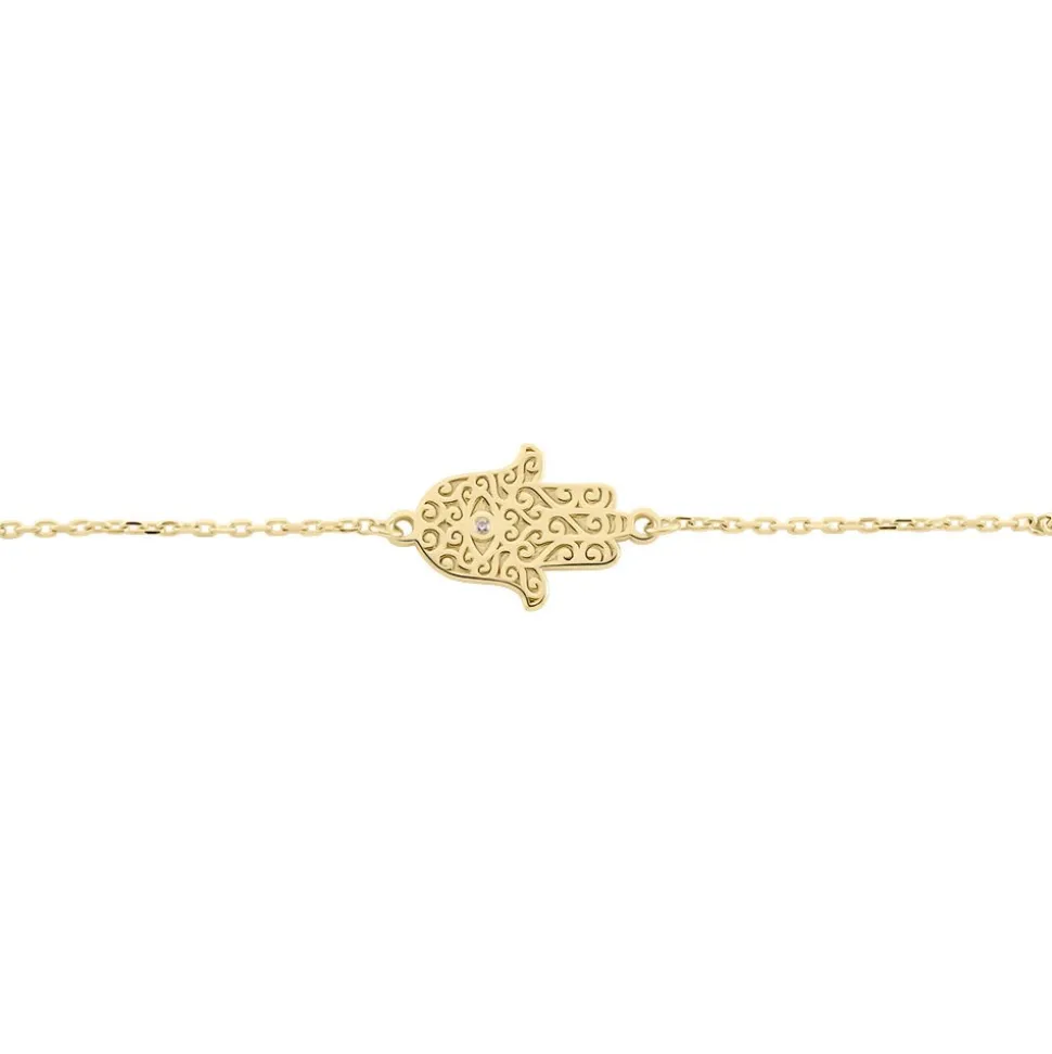 Bracelet Lucian Plaqué Or Oxyde De Zirconium