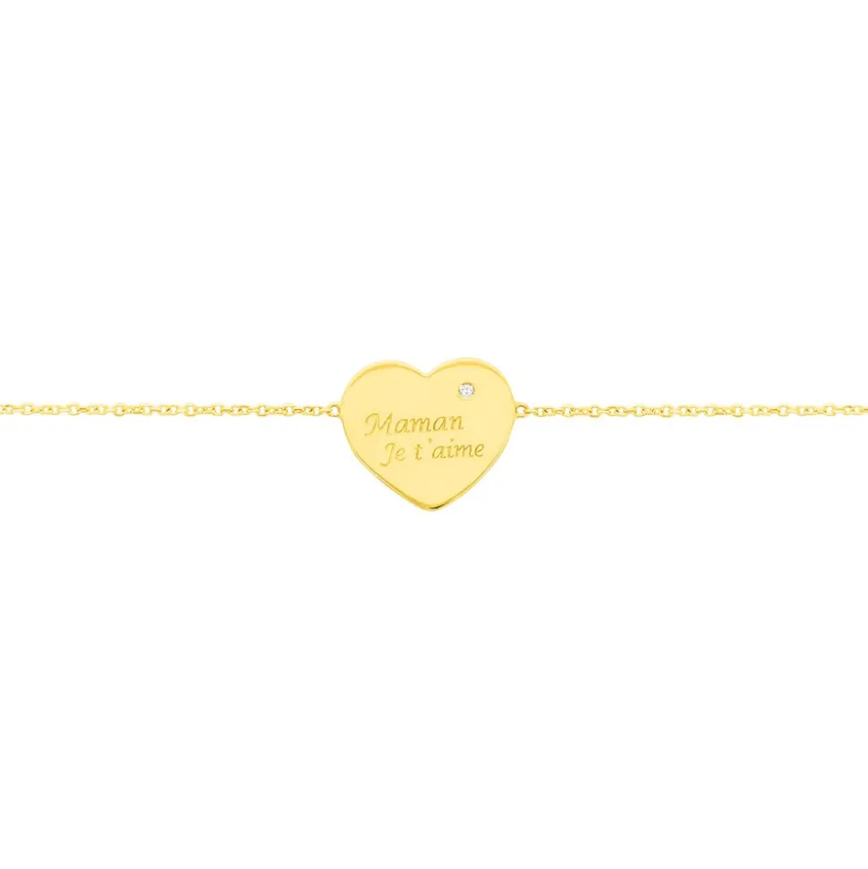 Bracelet Lynn Or Jaune Diamant