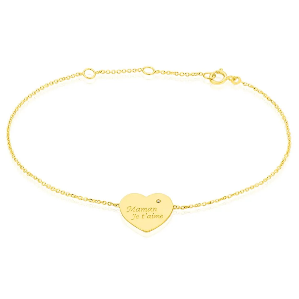 Bracelet Lynn Or Jaune Diamant