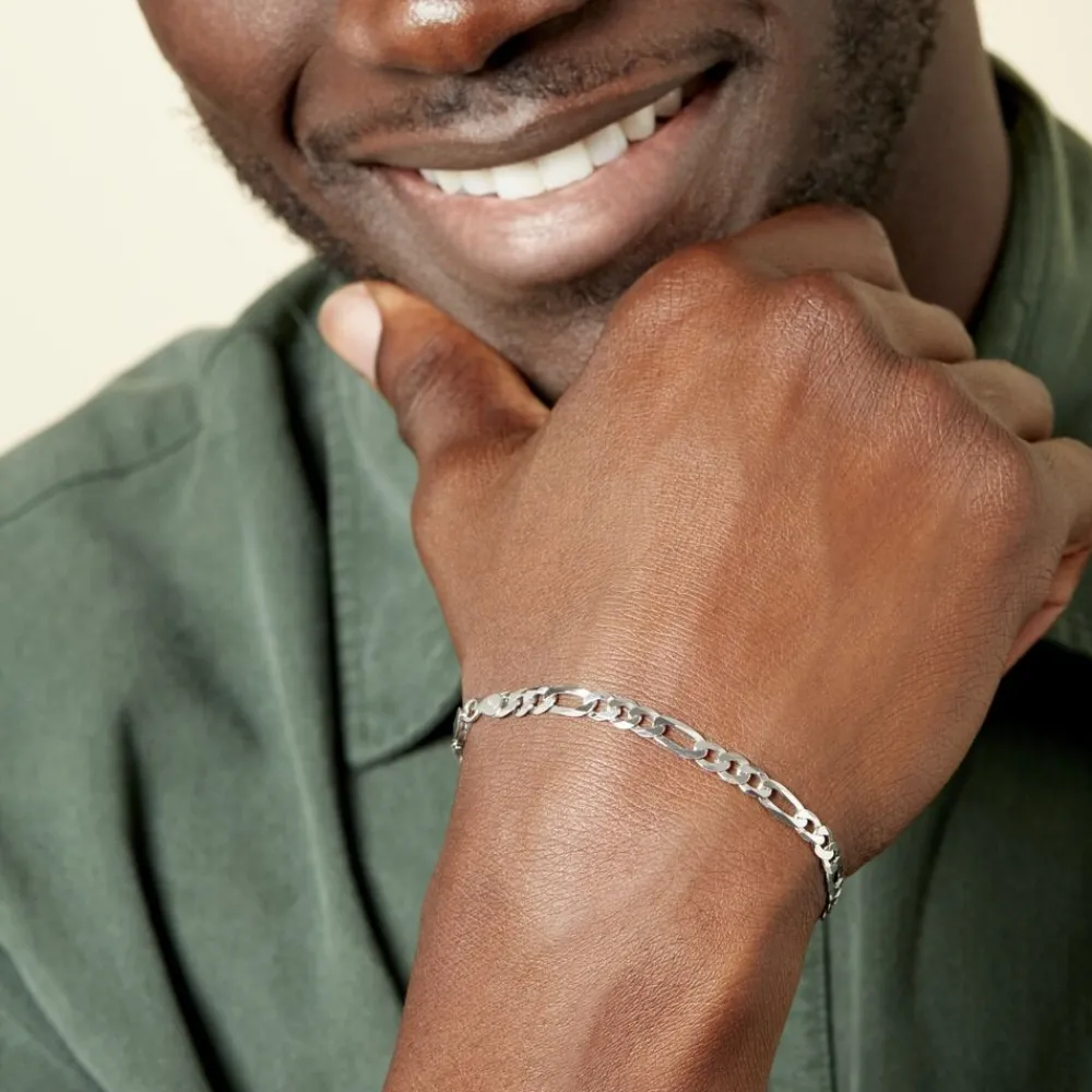 Marc Orian Bracelets Homme|Bijoux Homme > Bracelet Maille Argent Vivian
