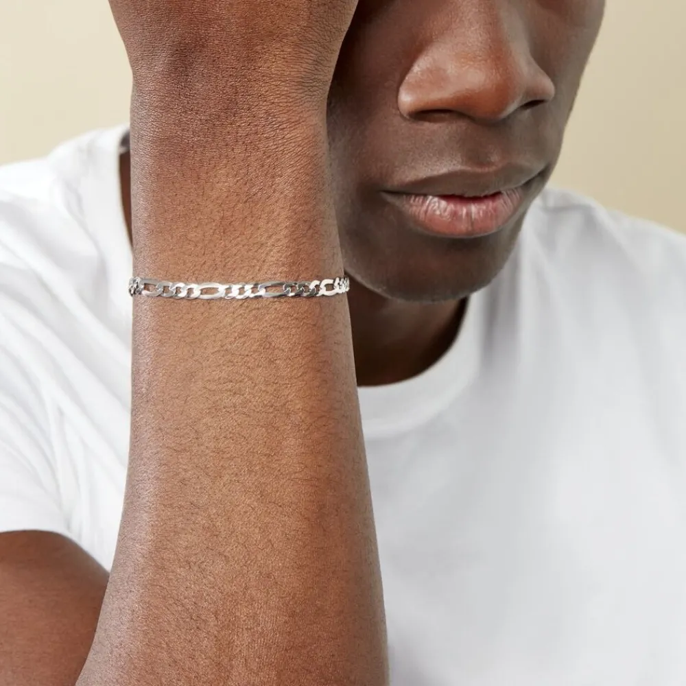 Marc Orian Bracelets Homme|Bijoux Homme > Bracelet Maille Argent Vivian
