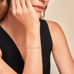 Marc Orian Bracelets Mailles|Bracelets > Bracelet Maille Nohane Argent Blanc