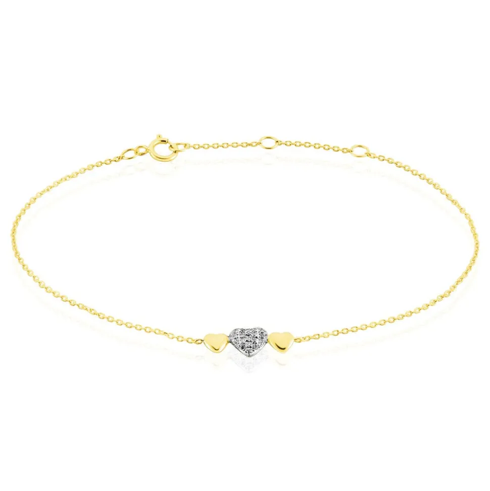 Bracelet Maiwena Or Jaune Diamant