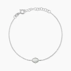 Marc Orian Bracelets|Bijoux Fantaisie > Bracelet Margot Argent Blanc Nacre Oxyde De Zirconium