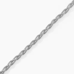 Marc Orian Bracelets|Bijoux Fantaisie > Bracelet Marie-angeline Maille Coreene Argent Blanc