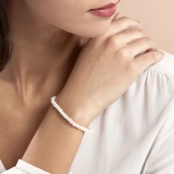 Bracelet Marie-aurore Or Jaune Perle De Culture