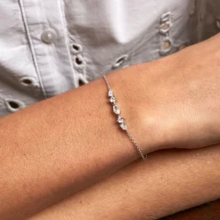 Marc Orian Bracelets|Idées Cadeaux Femme > Bracelet Mascaret Argent Blanc Oxyde De Zirconium