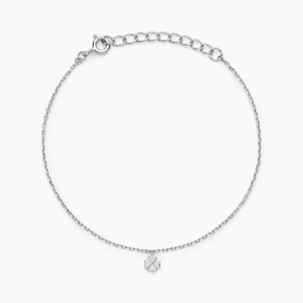 Marc Orian Bijoux Trèfle|Bracelets > Bracelet Mayane Argent Blanc