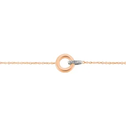 Bracelet Melynda Or Rose Diamant