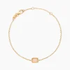 Bracelet Memory Plaqué Or Jaune Quartz