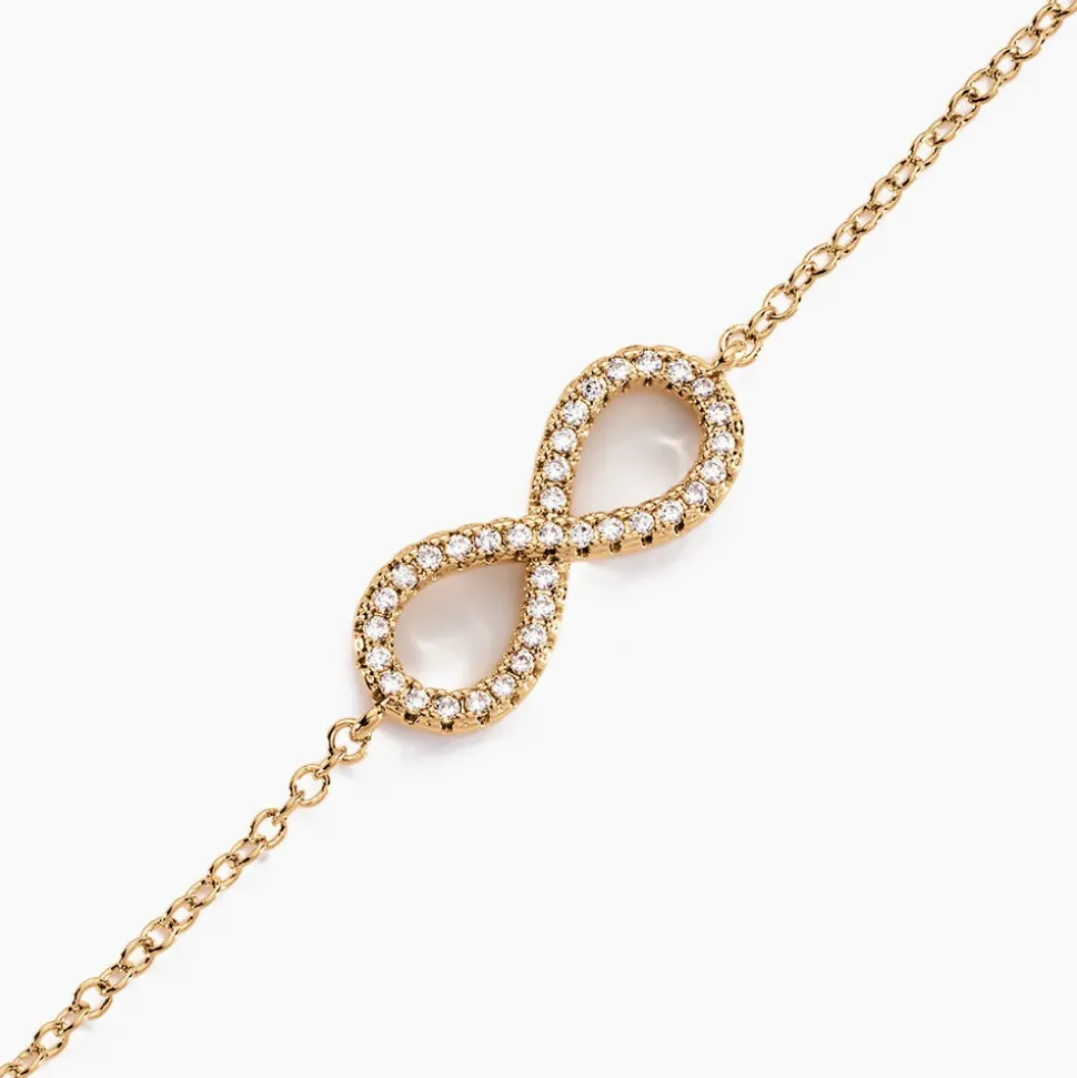 Bracelet Merane Plaqué Or Jaune Oxyde De Zirconium