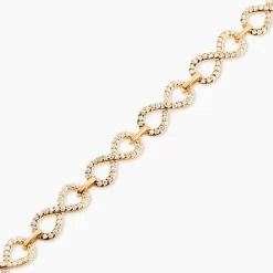 Bracelet Merane Plaqué Or Oxydes De Zirconium