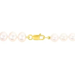 Bracelet Merrane Or Jaune Perle De Culture