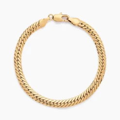 Bracelet Messaline Plaqué Or Jaune