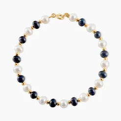 Bracelet Mirjam Or Jaune Perle De Culture