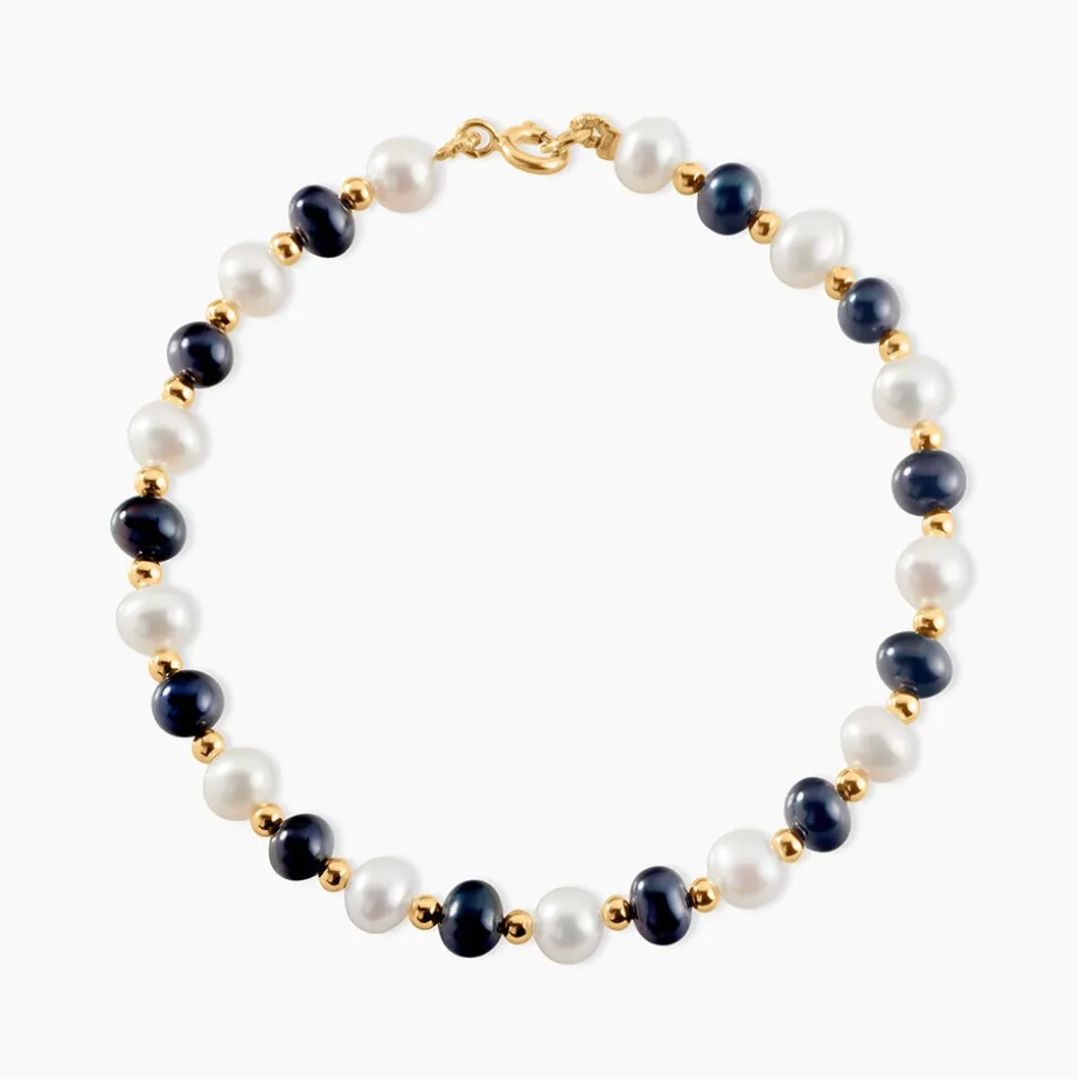 Bracelet Mirjam Or Jaune Perle De Culture
