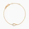 Bracelet Monia Plaqué Or Jaune Oxyde De Zirconium