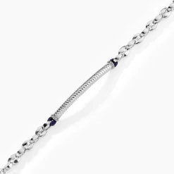 JOURDAN Bracelets Homme|Bracelets Acier Inoxydable > Bracelet Métal Acier Blanc