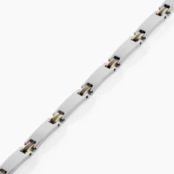 JOURDAN Bracelets Homme|Bracelets Acier Inoxydable > Bracelet Métal Acier Tricolore