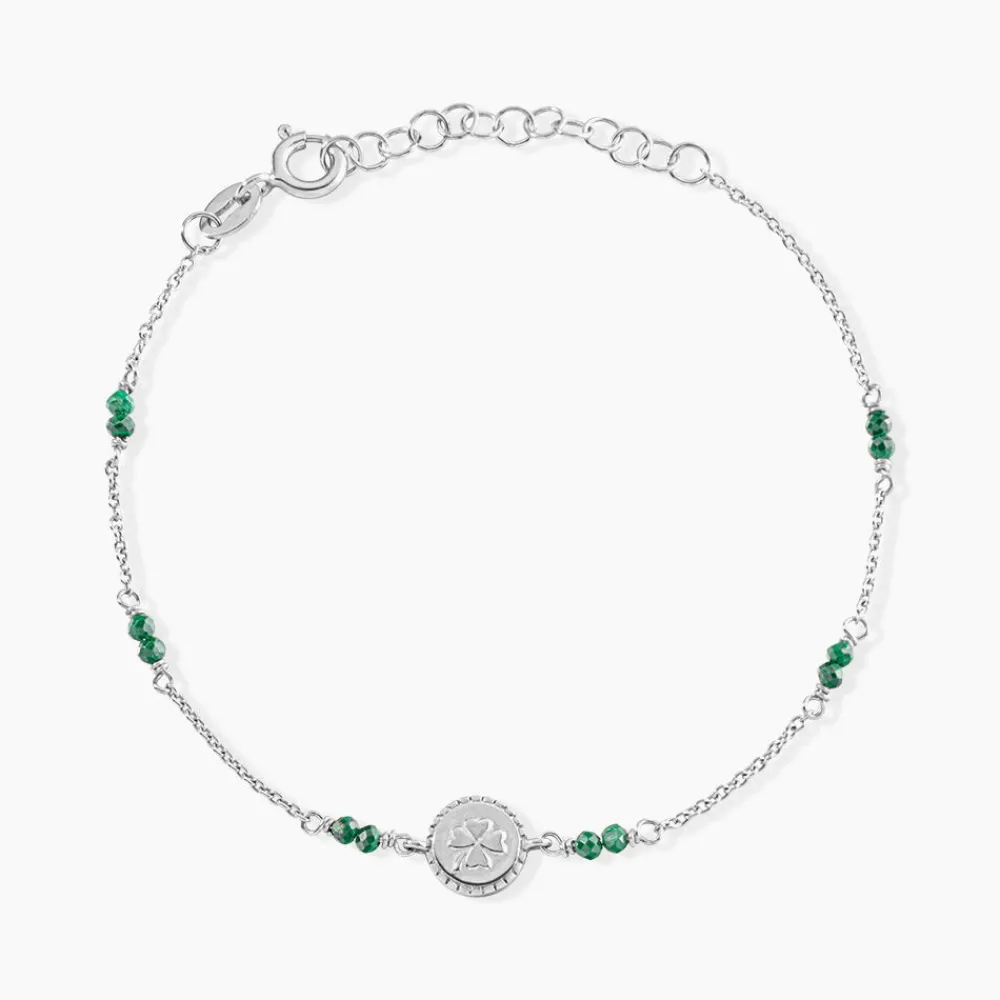 Marc Orian Bracelets|Bijoux Fantaisie > Bracelet Mystic Argent Blanc Malachite