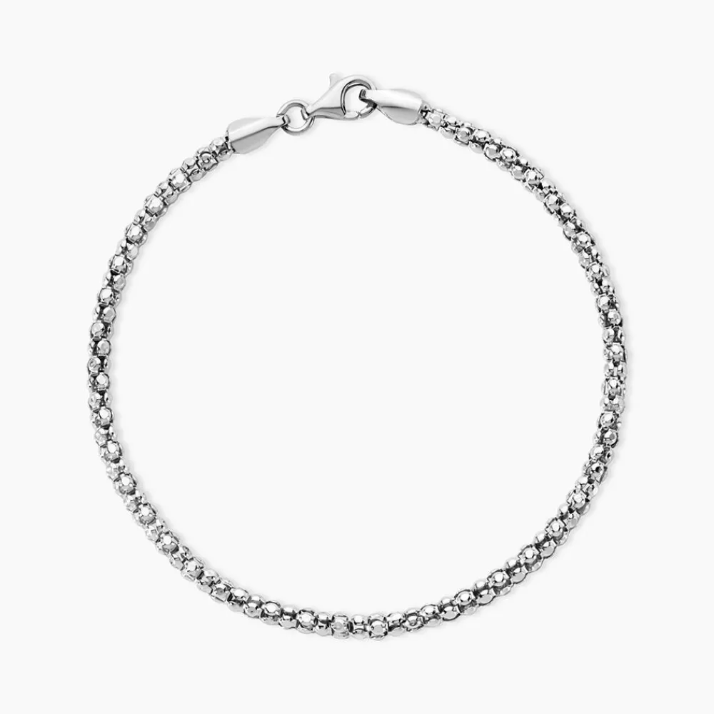 Marc Orian Bracelets Mailles|Bracelets > Bracelet Nahila Argent Blanc