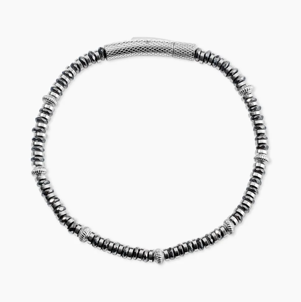 Bracelet Naturel Autres Noir Hématite