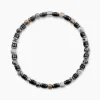Bracelet Naturel Autres Vert Hématite Agate Turquoise