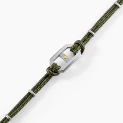 Bracelet Naturel Cordon Kaki