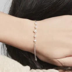 Bracelet Noa Argent Blanc Perle De Culture