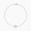 Bracelet Nour-imen Or Blanc Diamant