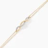 Bracelet Nucia Or Jaune Diamant