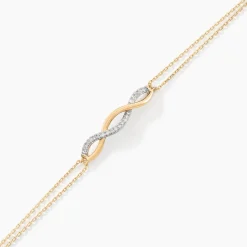 Bracelet Nucia Or Jaune Diamant