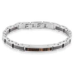 JOURDAN Bracelets Homme|Bracelets Acier Inoxydable > Bracelet Nuku Acier Blanc