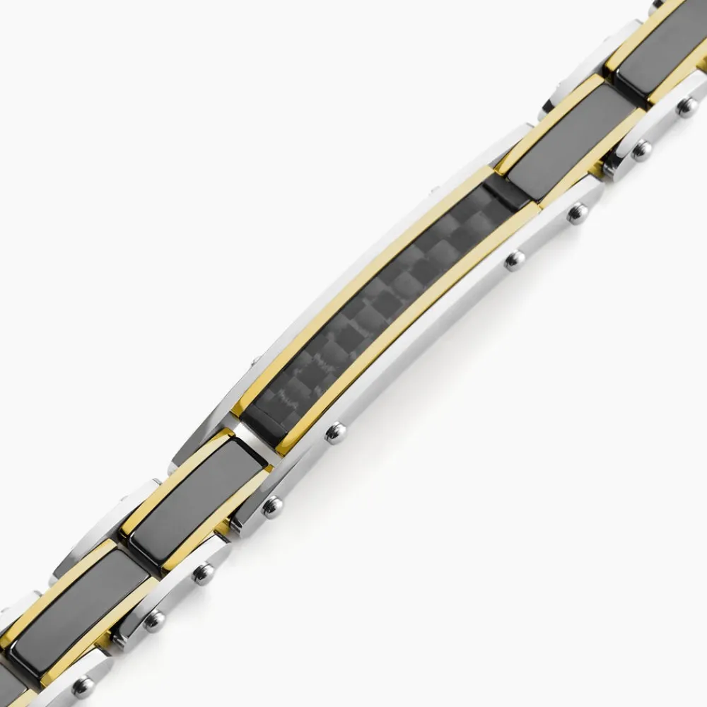JOURDAN Bracelets Homme|Bracelets Acier Inoxydable > Bracelet Nuku Acier Blanc