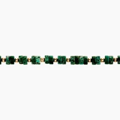 Bracelet Odalis Plaque Or Jaune Jaspe Africain